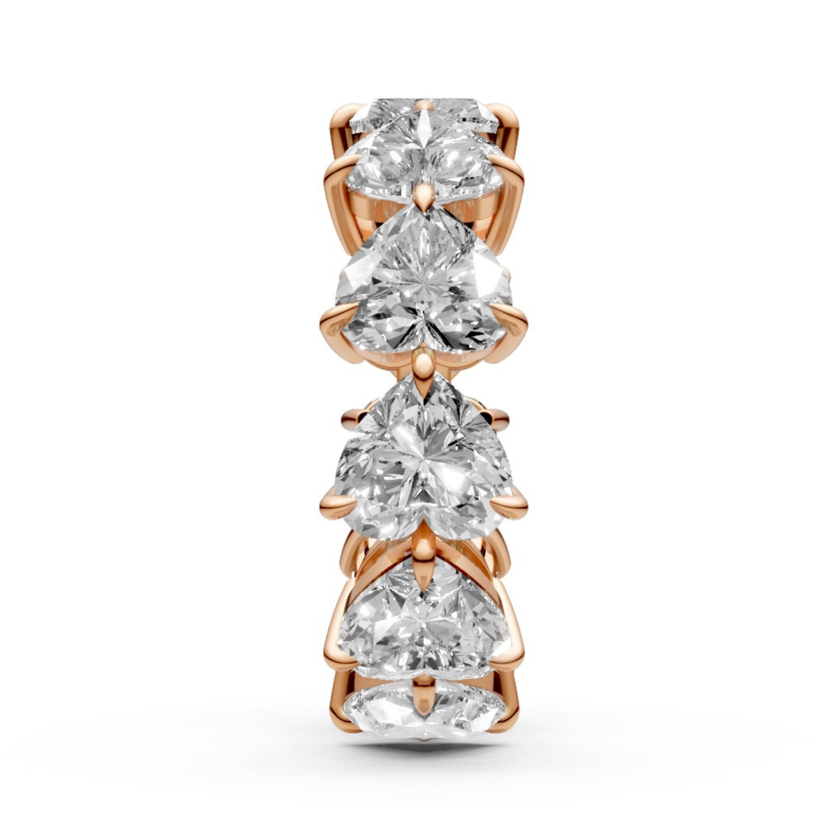 11-Diamond Ring in Solitaire-Inspired Design