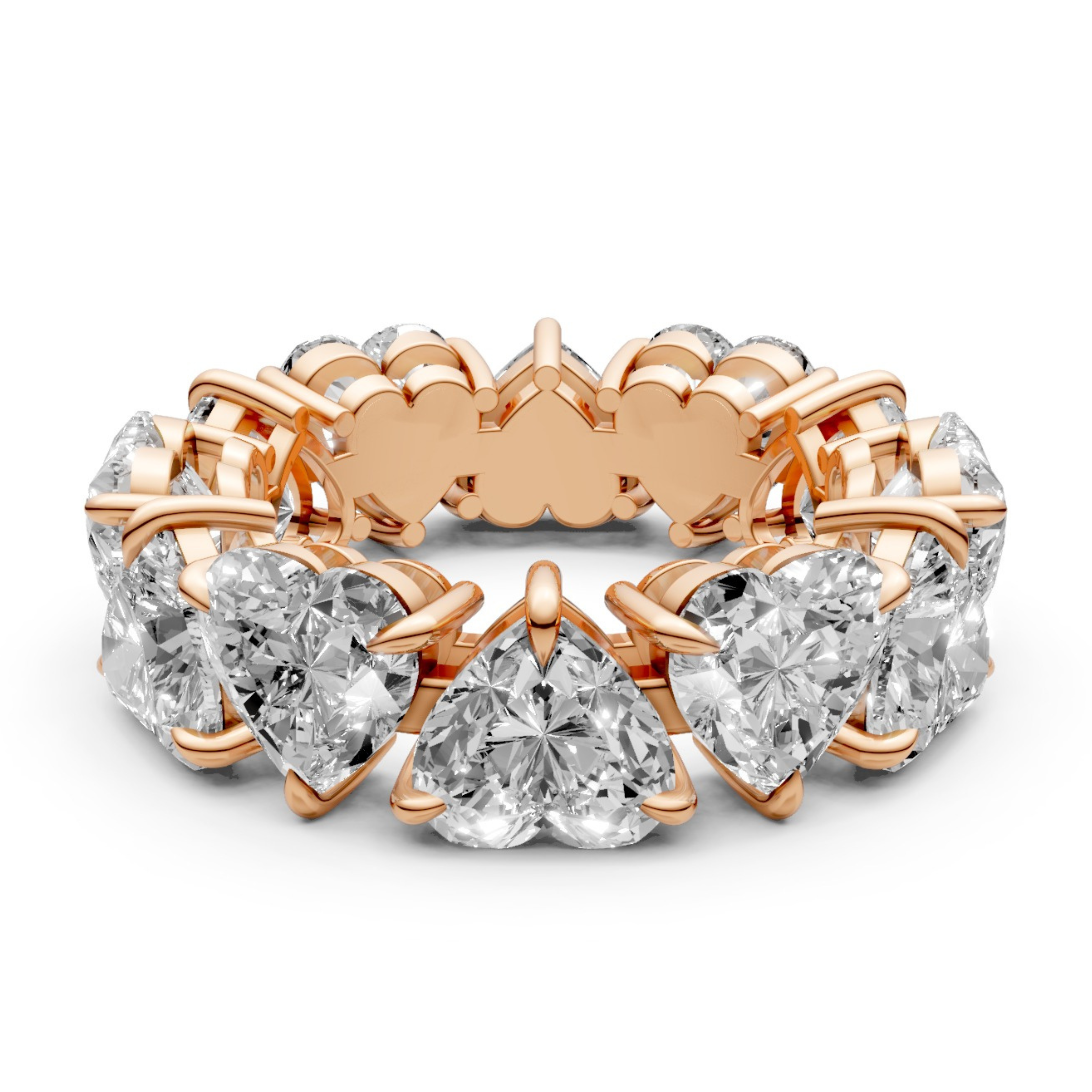 12-Diamond 1 CT Ring Showcasing Brilliance