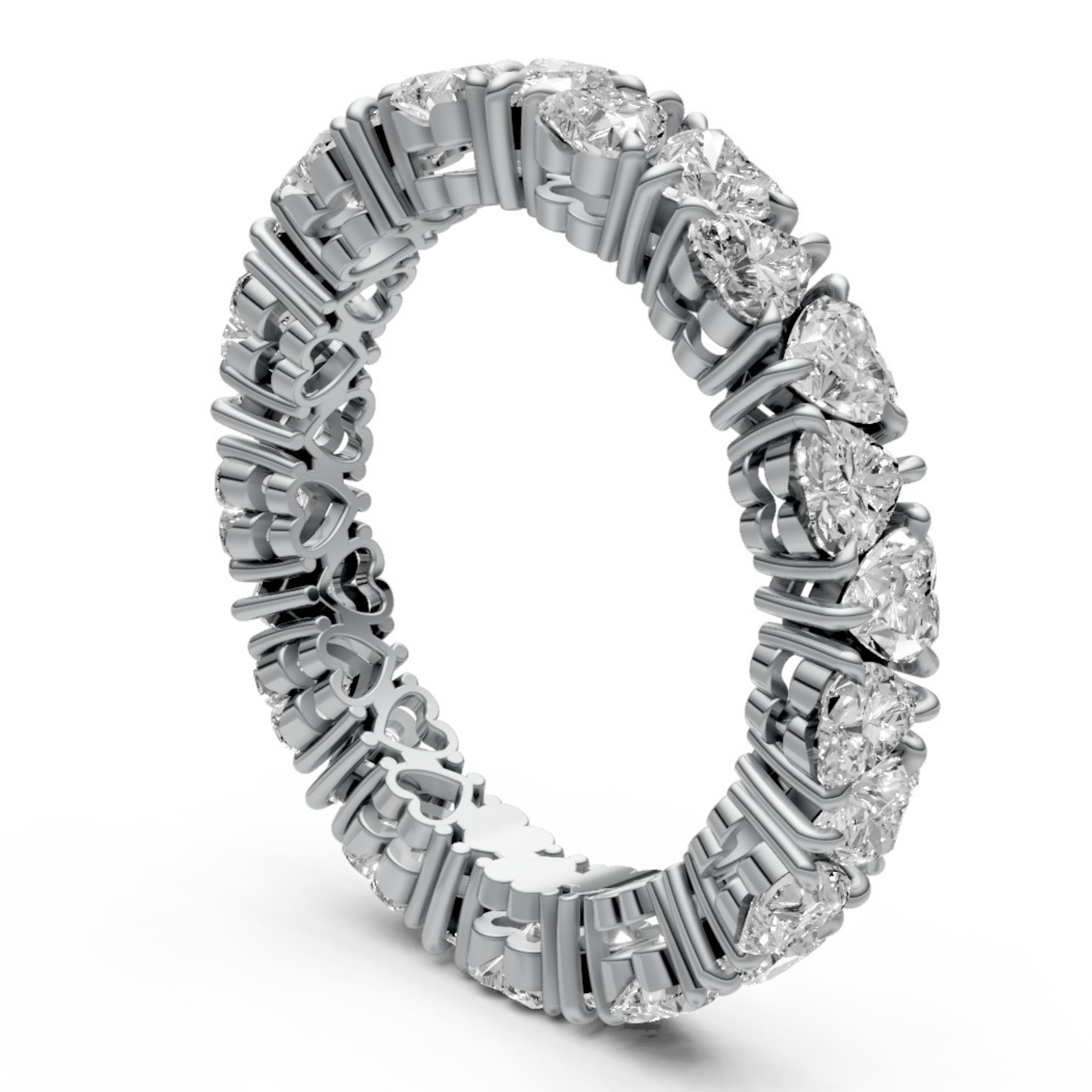 26-Diamond 0.10 CT Ring with Sleek Contemporary Design