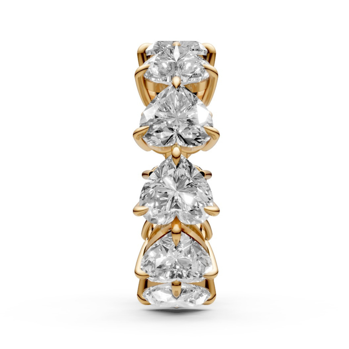 11-Diamond Ring in Solitaire-Inspired Design