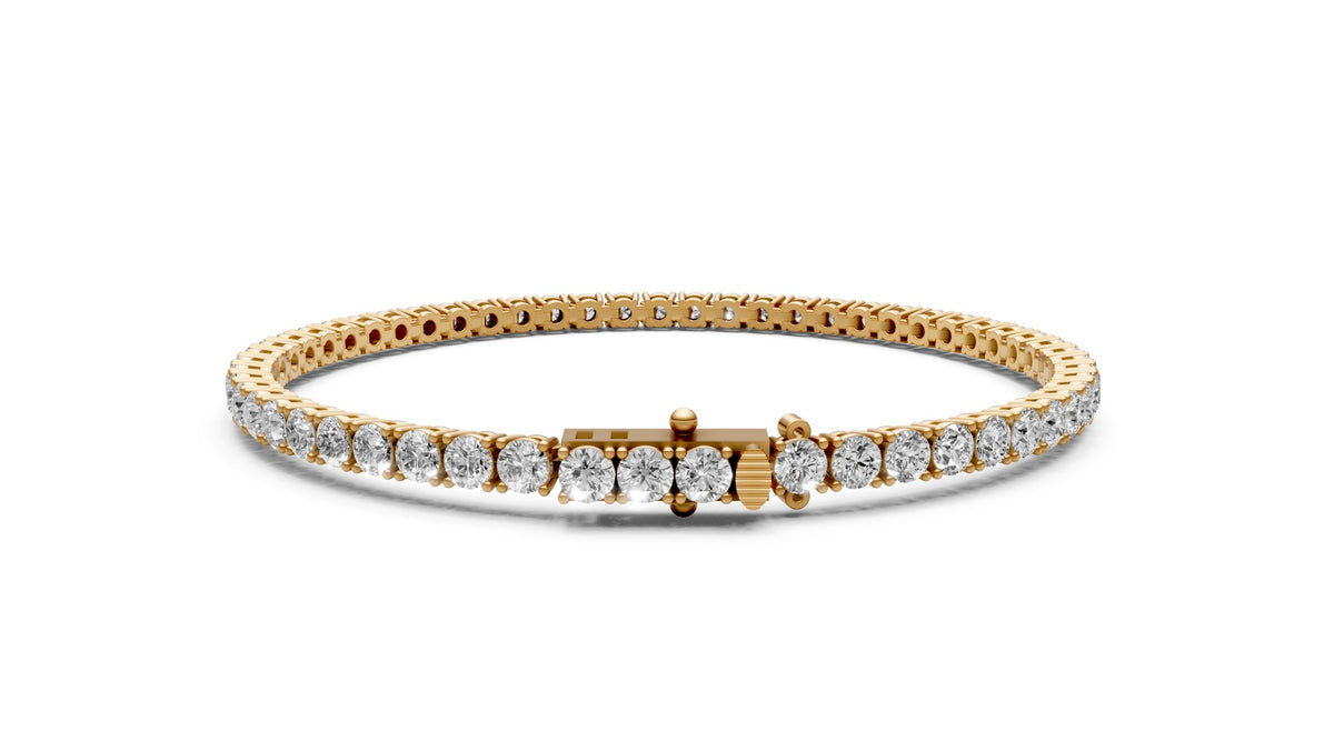 Round Diamond Bracelet 5.28ct | Bracelets | The Carat Lab