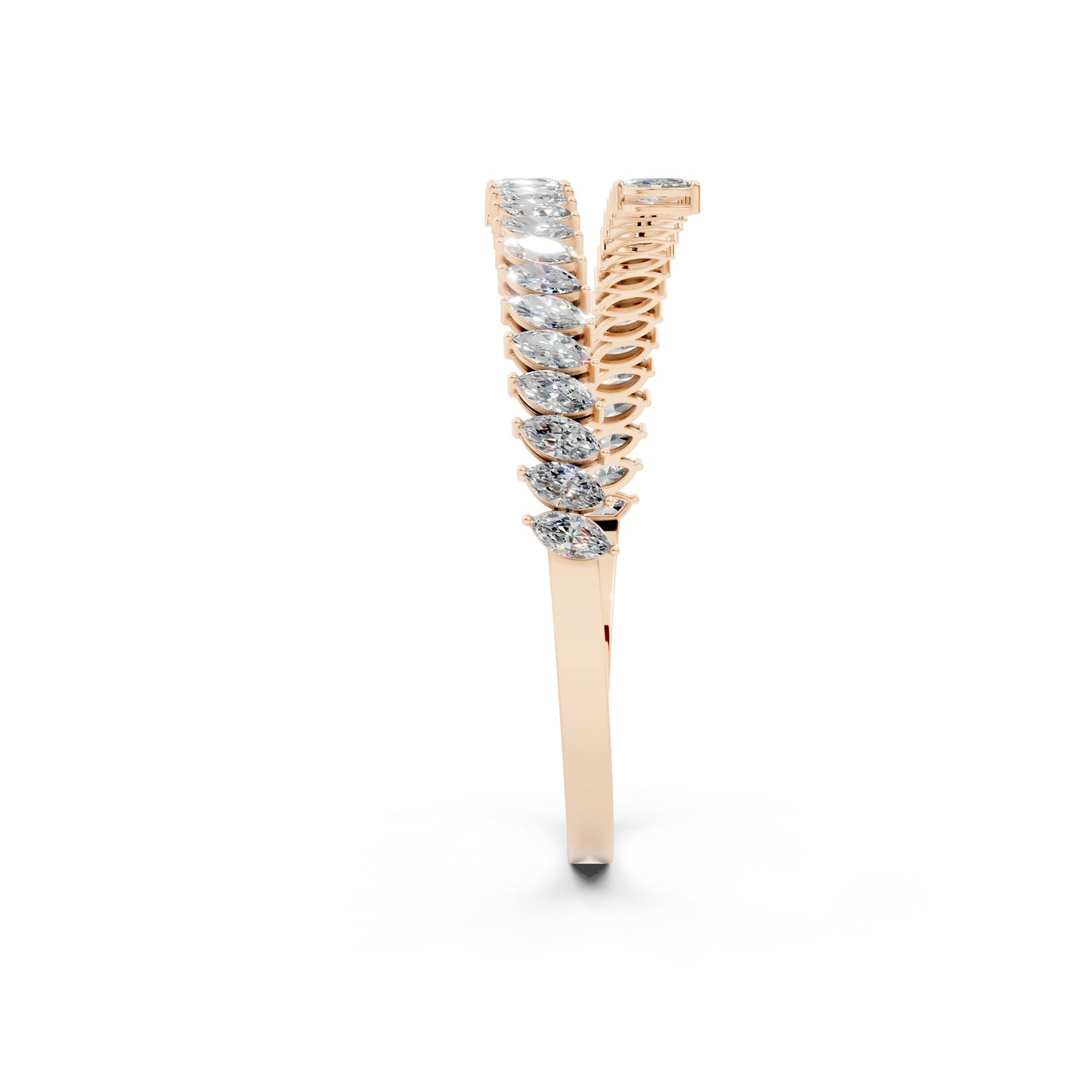 Bold Marquise Cuff Bangle