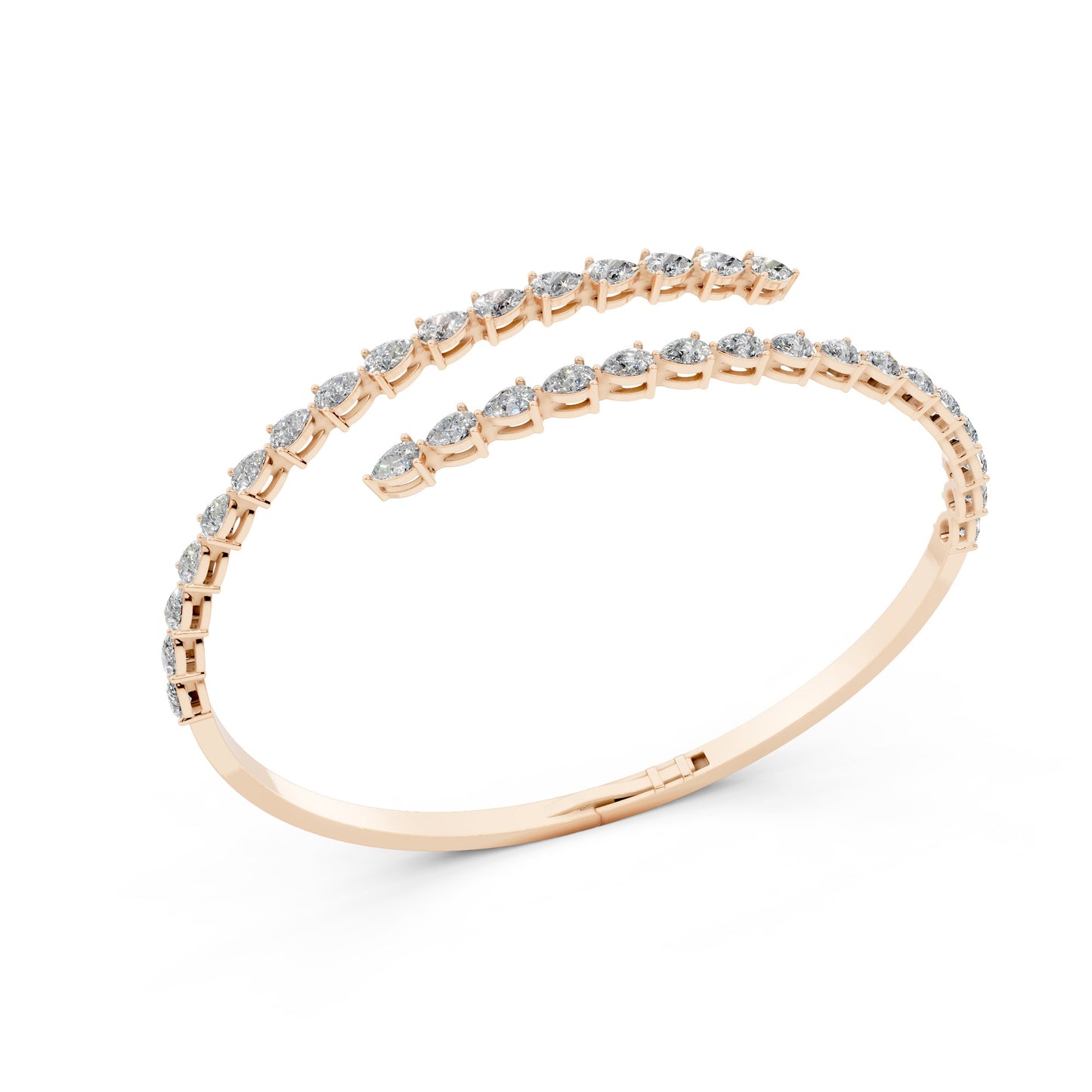 Petite Pear Cuff Bangle