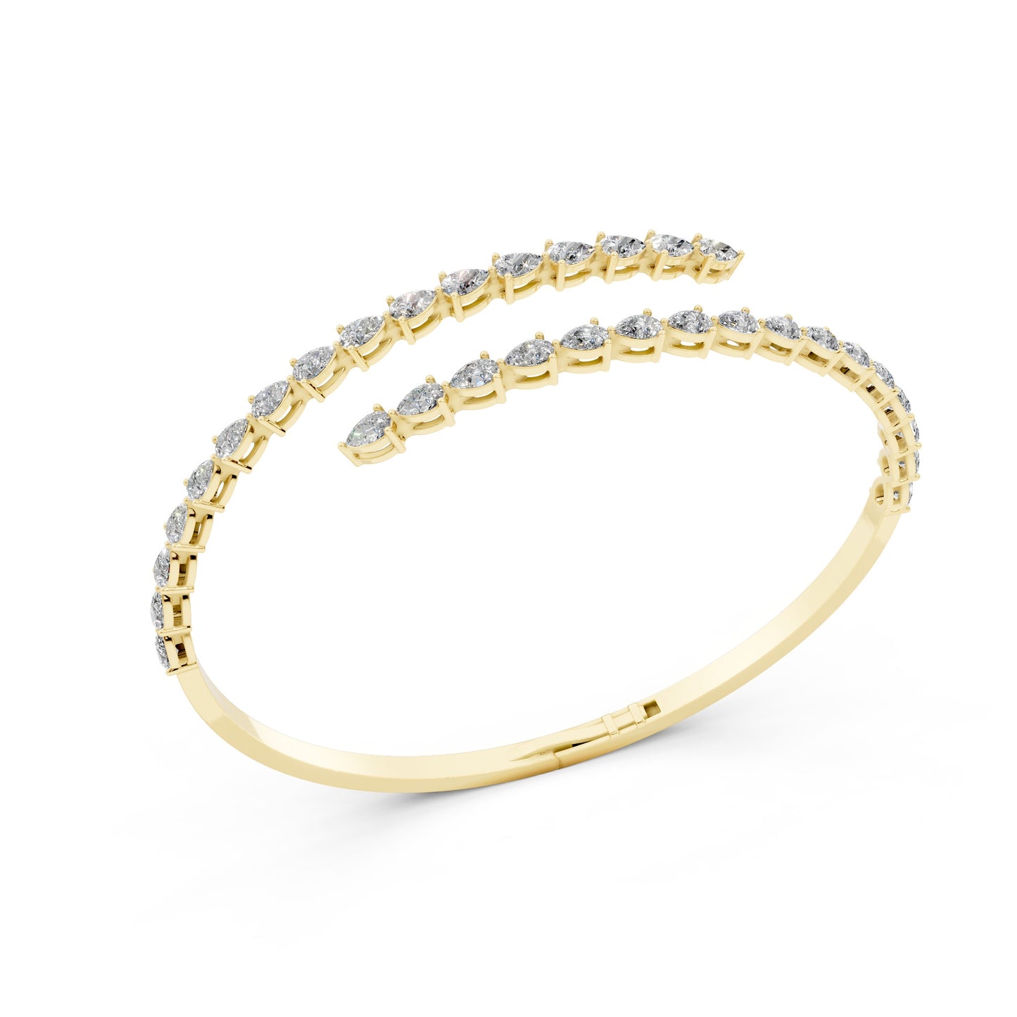 Petite Pear Cuff Bangle