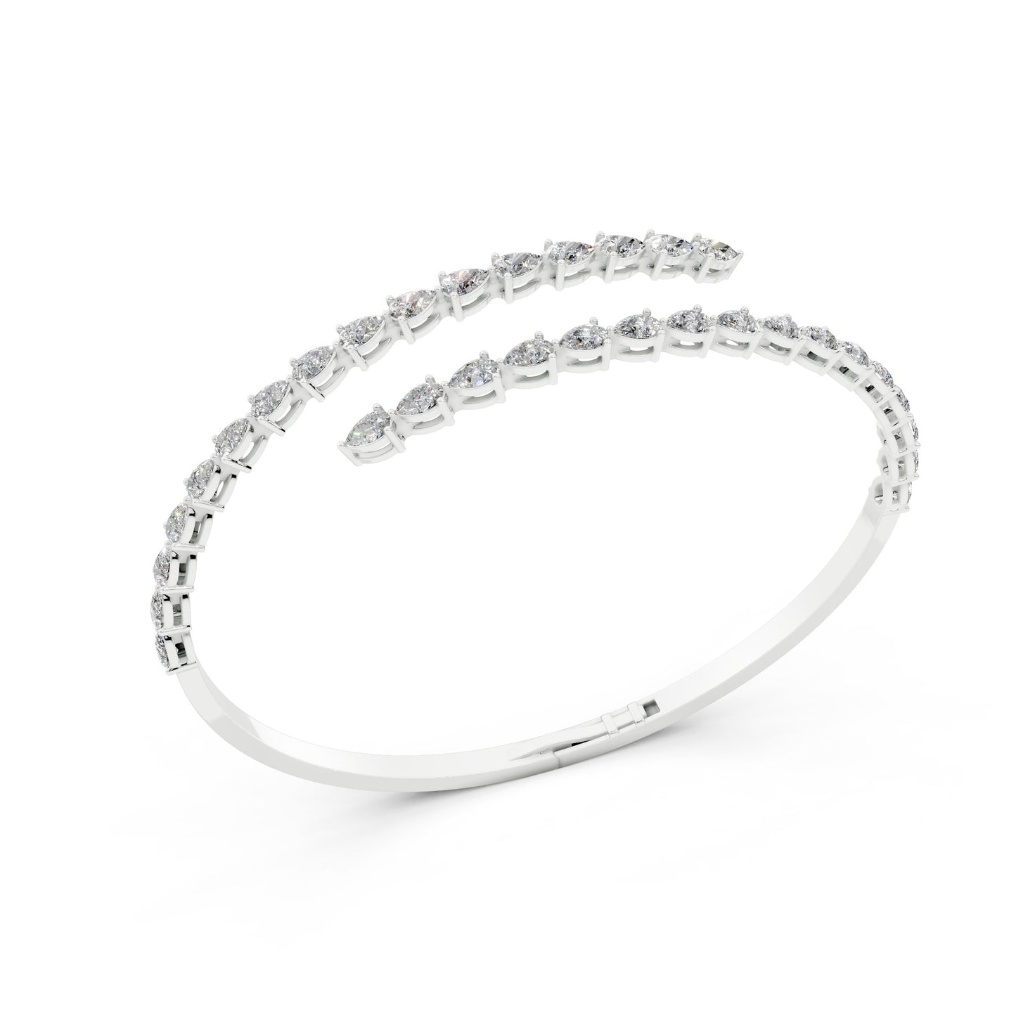Petite Pear Cuff Bangle