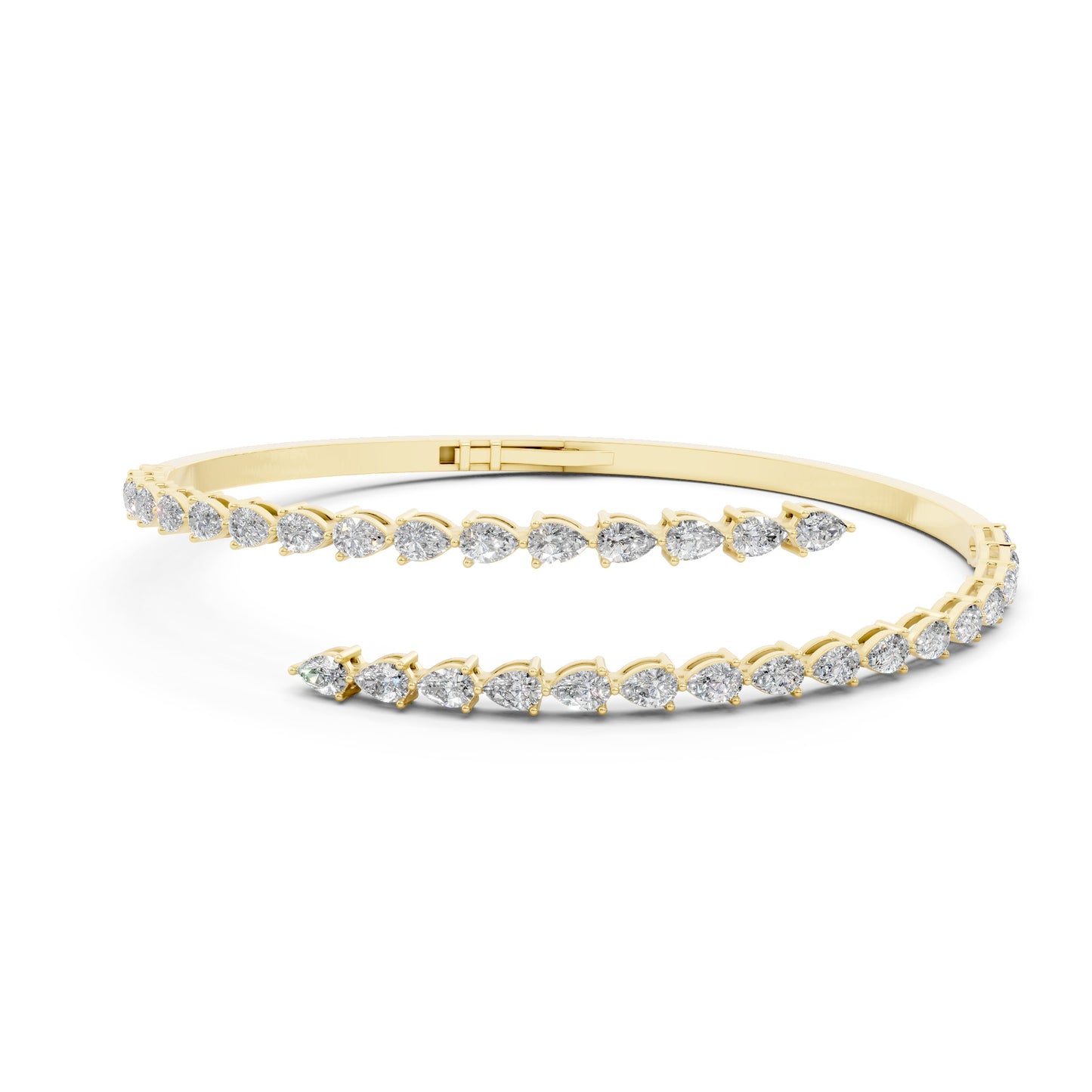 Petite Pear Cuff Bangle