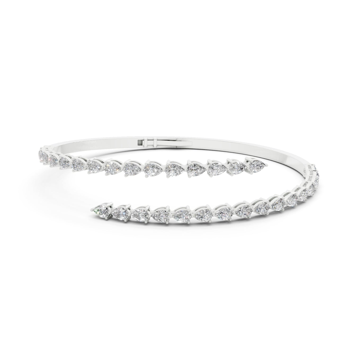 Petite Pear Cuff Bangle