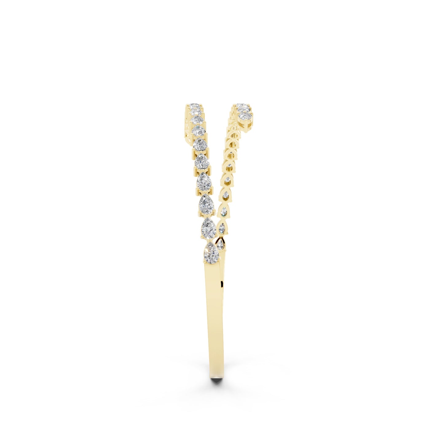 Petite Pear Cuff Bangle