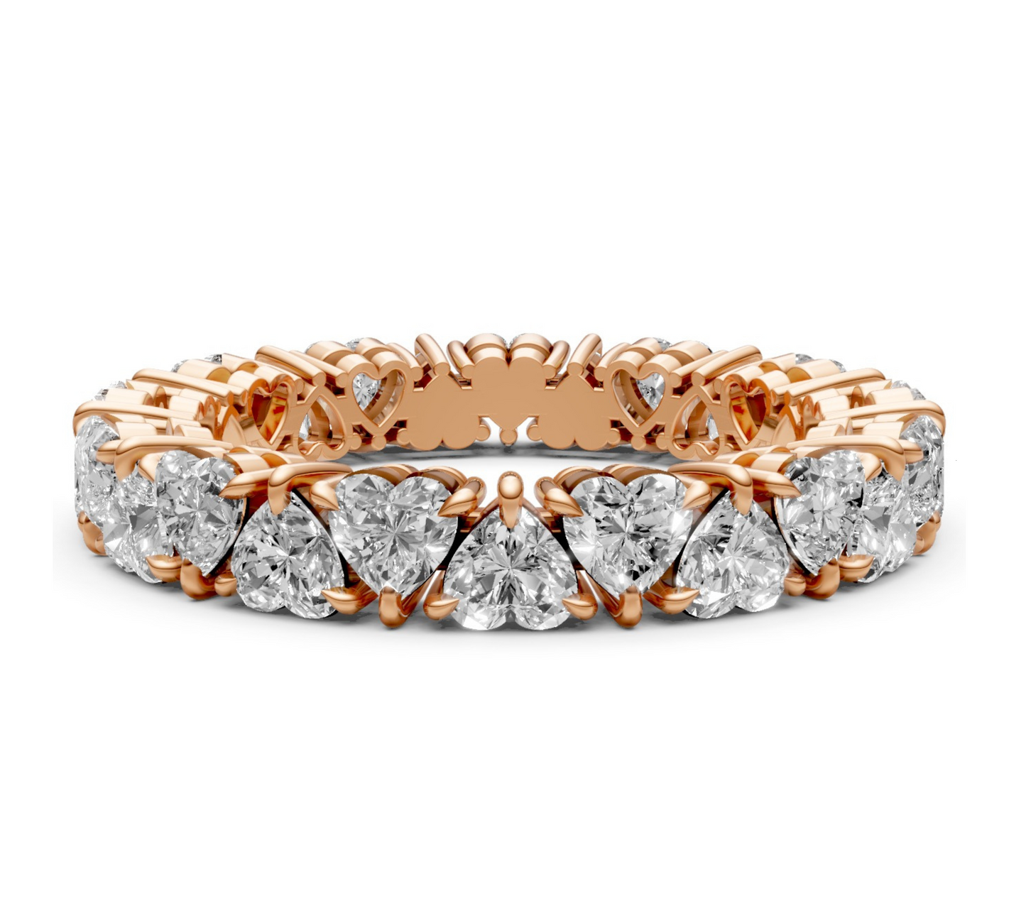 26-Diamond 0.10 CT Ring with Sleek Contemporary Design