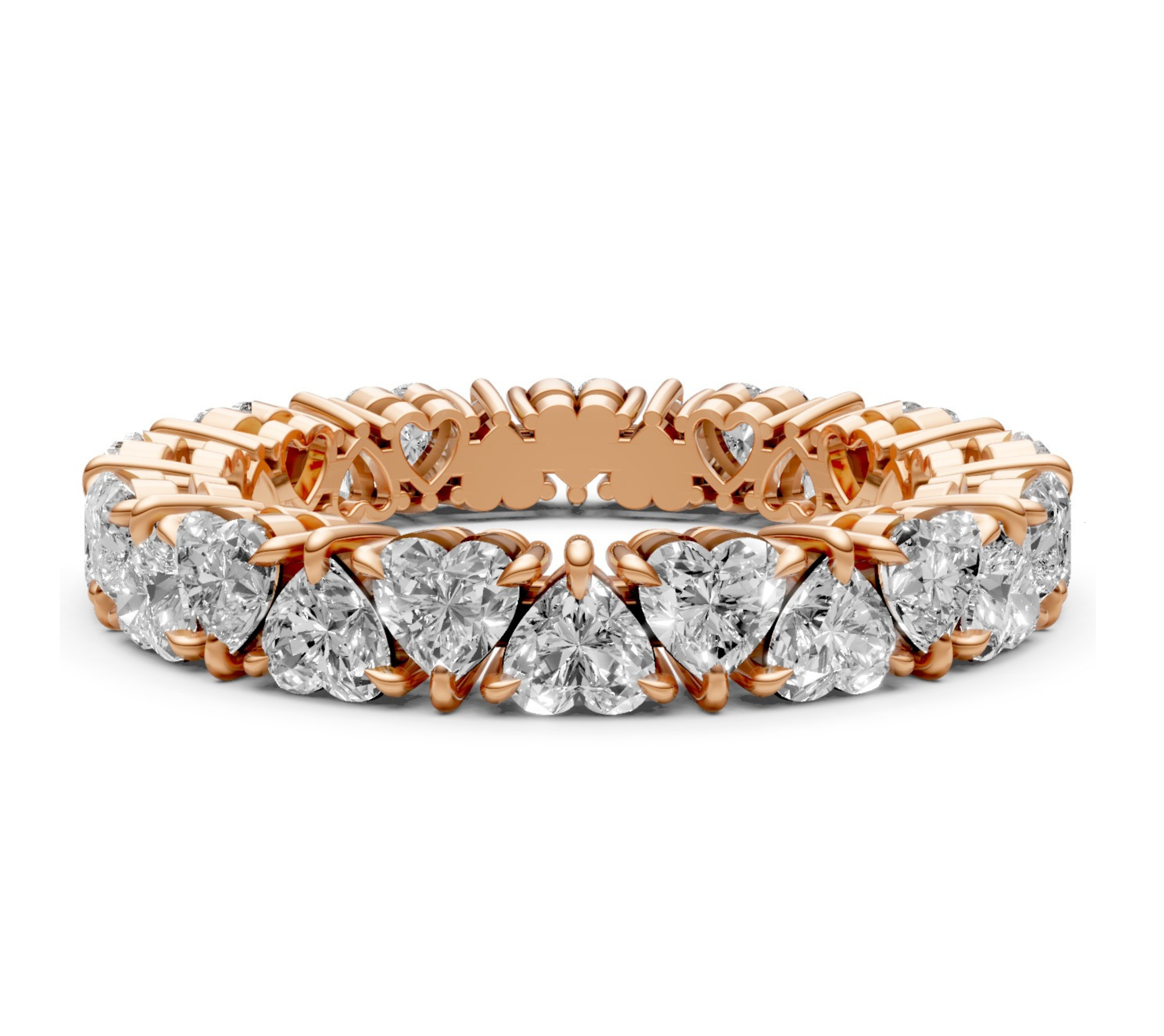 26-Diamond 0.10 CT Ring with Sleek Contemporary Design