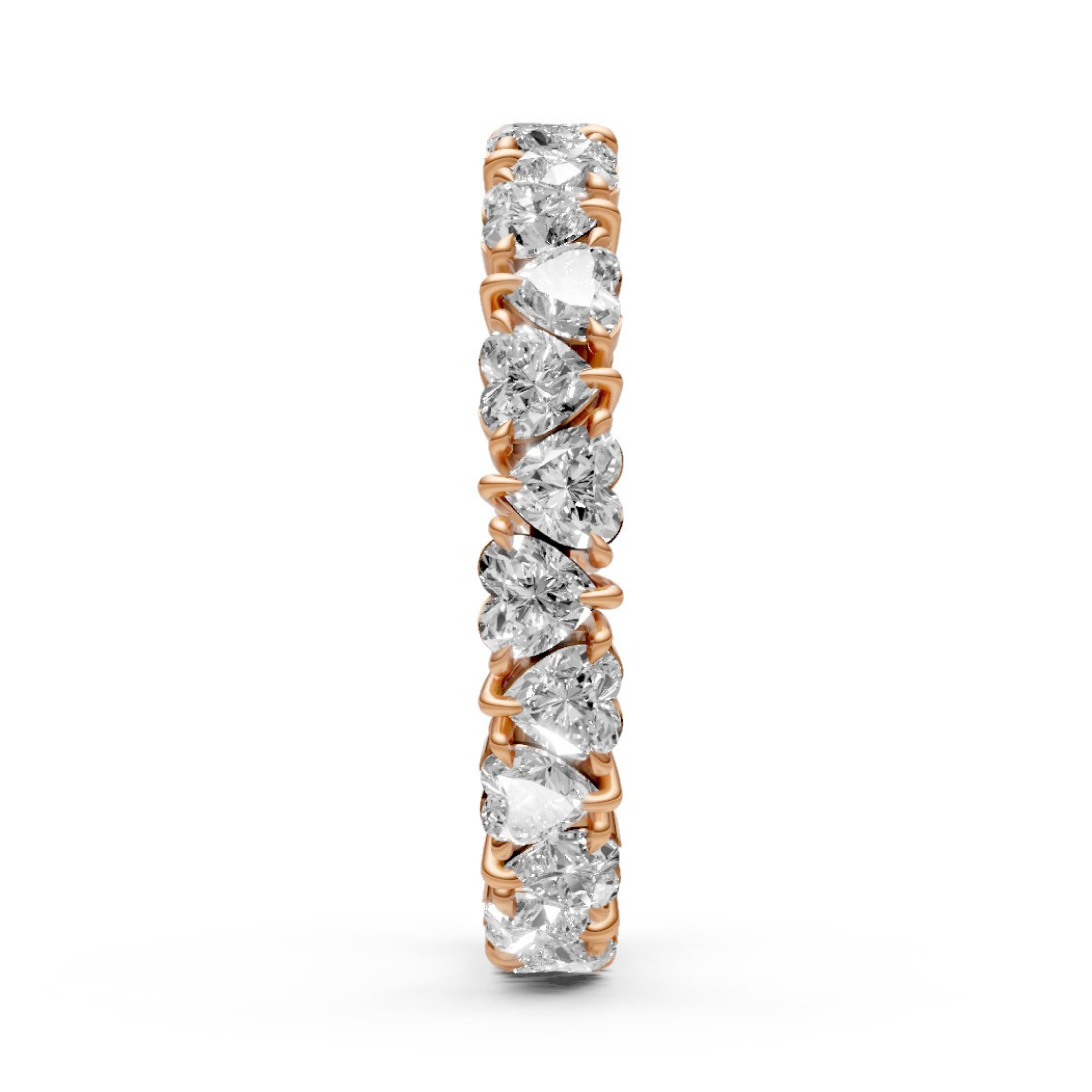 26-Diamond 0.10 CT Ring with Sleek Contemporary Design