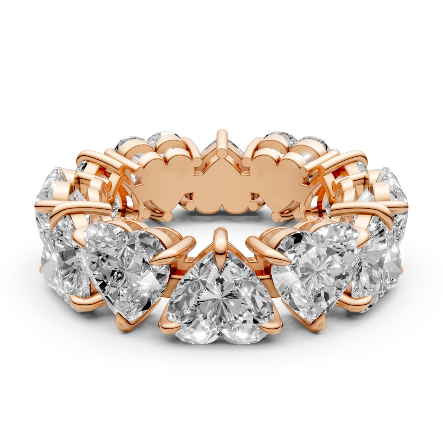 12-Diamond 1 CT Ring Showcasing Brilliance