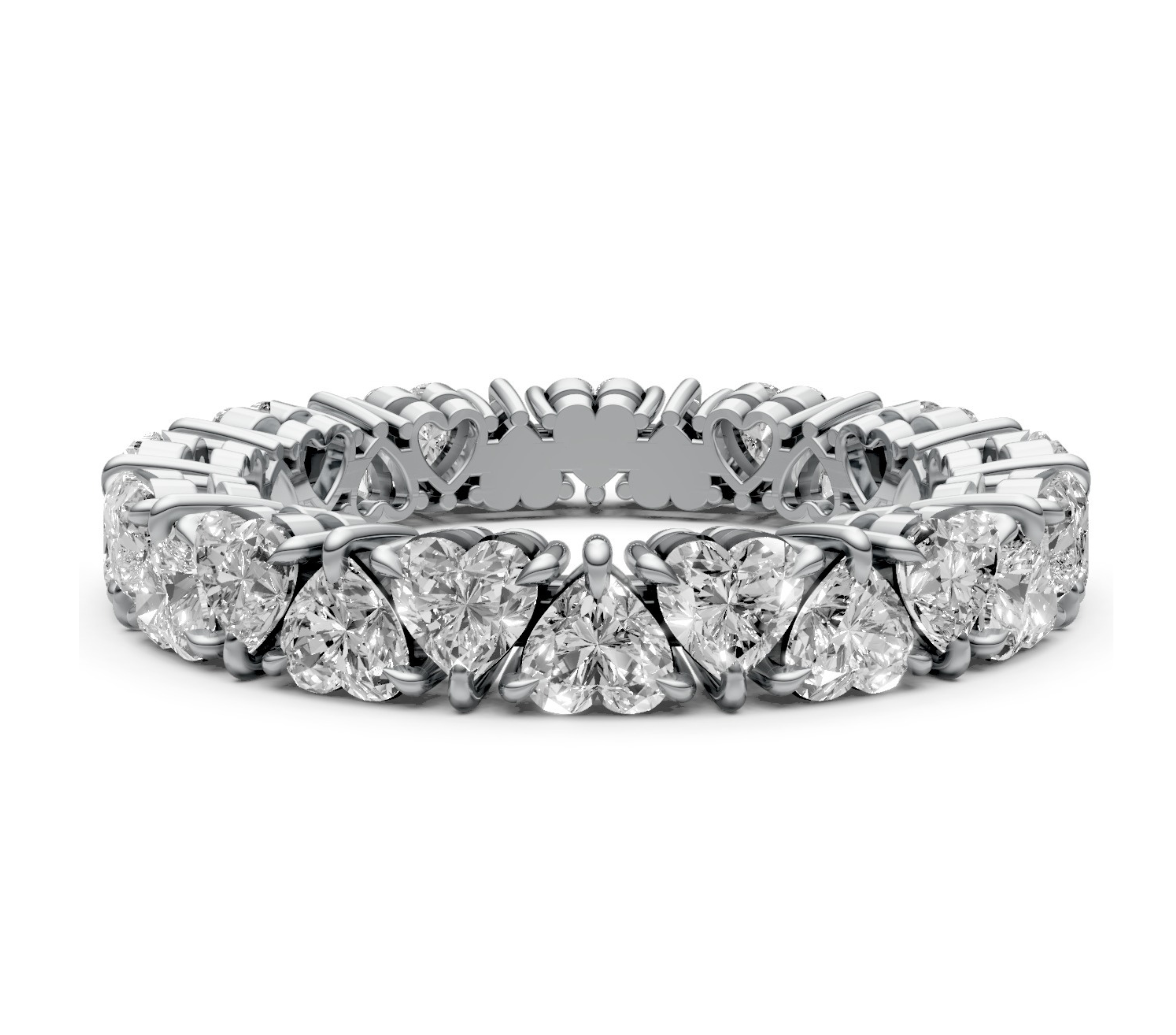 26-Diamond 0.10 CT Ring with Sleek Contemporary Design
