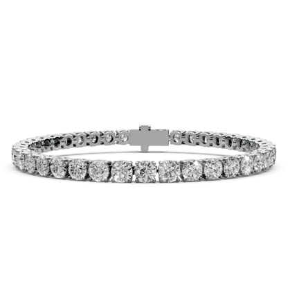9.5 CT Diamond Tennis Bracelet in 18KT Gold | 38 Stones