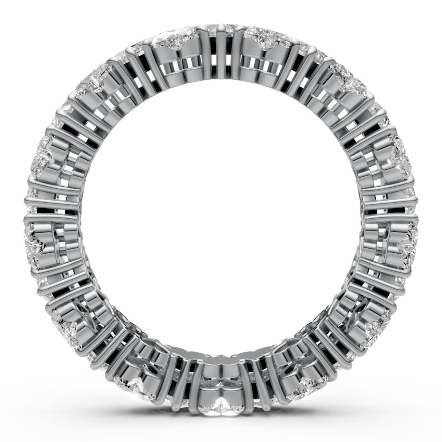 26-Diamond 0.10 CT Ring with Sleek Contemporary Design