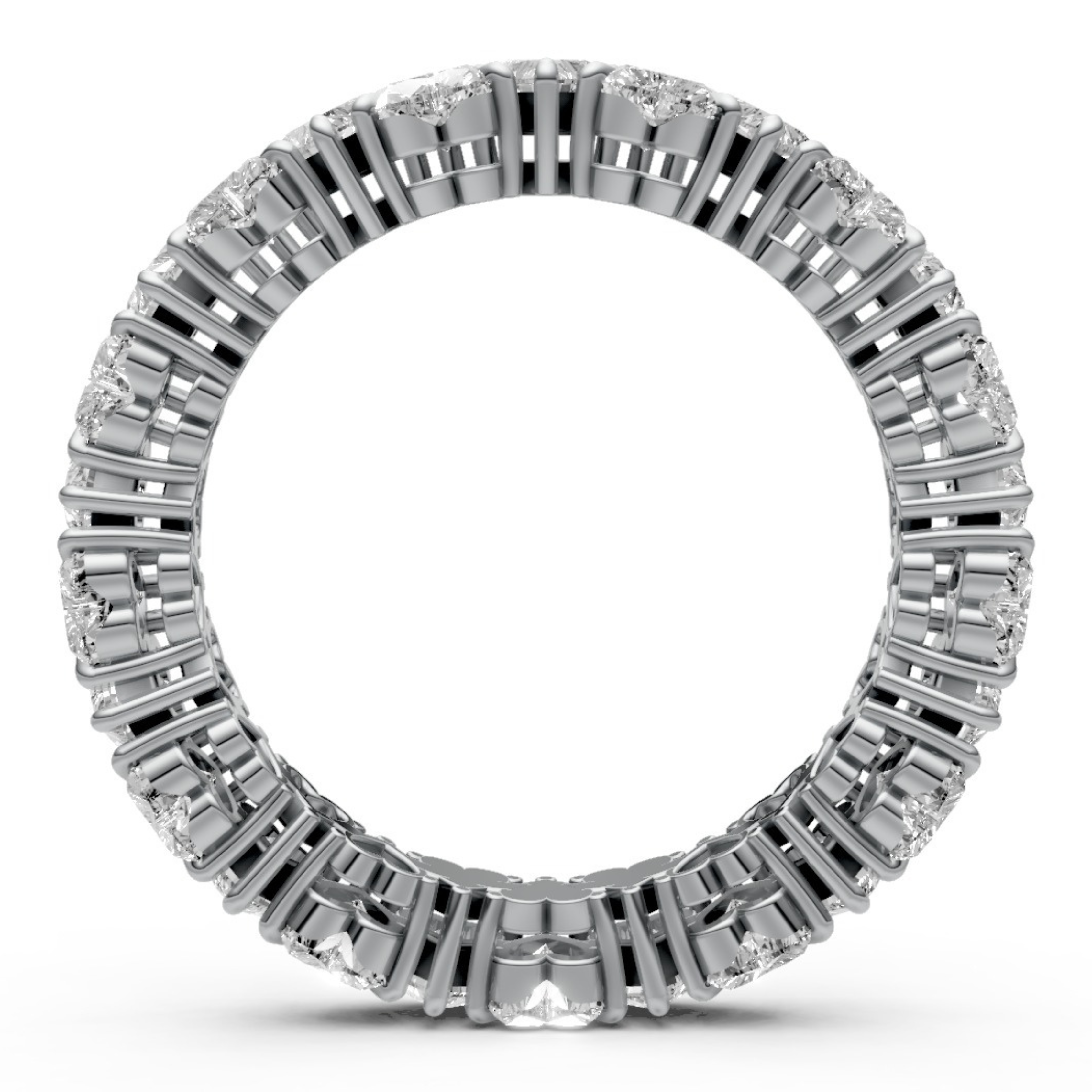 26-Diamond 0.10 CT Ring with Sleek Contemporary Design