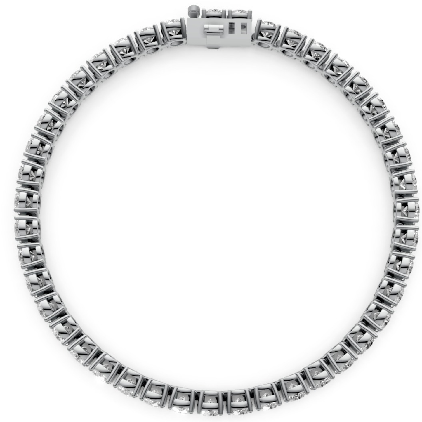 8.4 CT Diamond Tennis Bracelet in 18KT Gold | 42 Stones