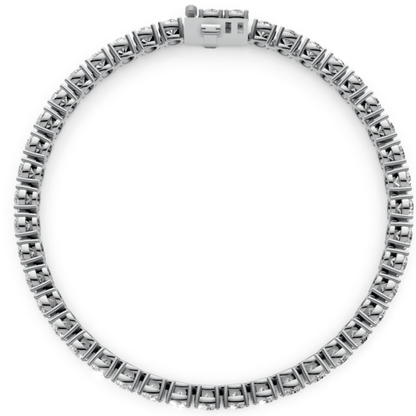 8.4 CT Diamond Tennis Bracelet in 18KT Gold | 42 Stones