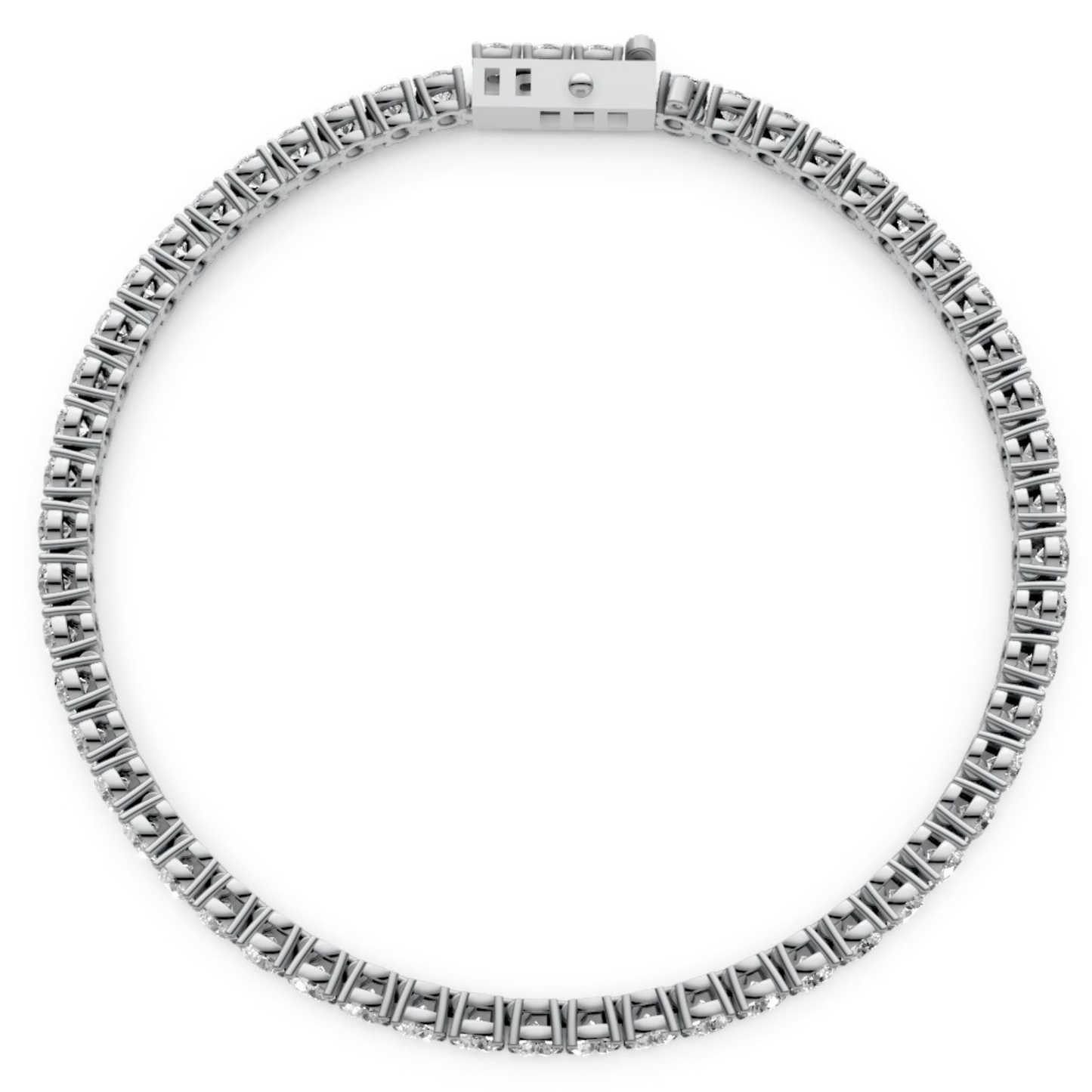5.4 CT Diamond Tennis Bracelet in 18KT Gold | 54 Stones