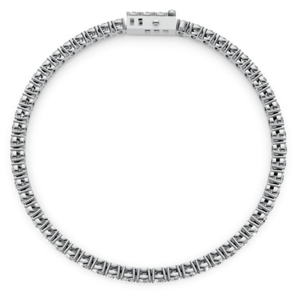 5.4 CT Diamond Tennis Bracelet in 18KT Gold | 54 Stones