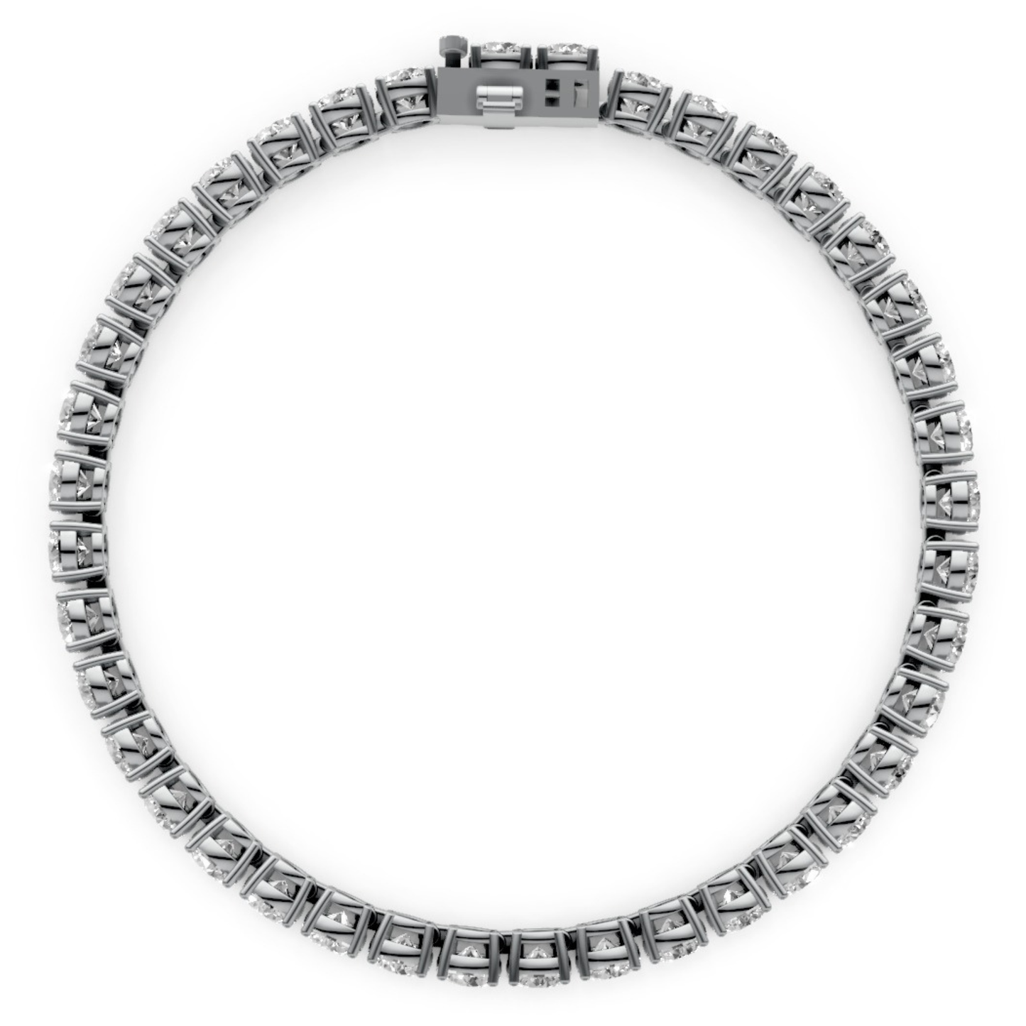 9.5 CT Diamond Tennis Bracelet in 18KT Gold | 38 Stones