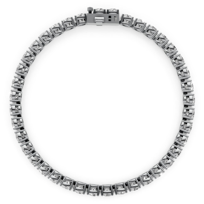 9.5 CT Diamond Tennis Bracelet in 18KT Gold | 38 Stones