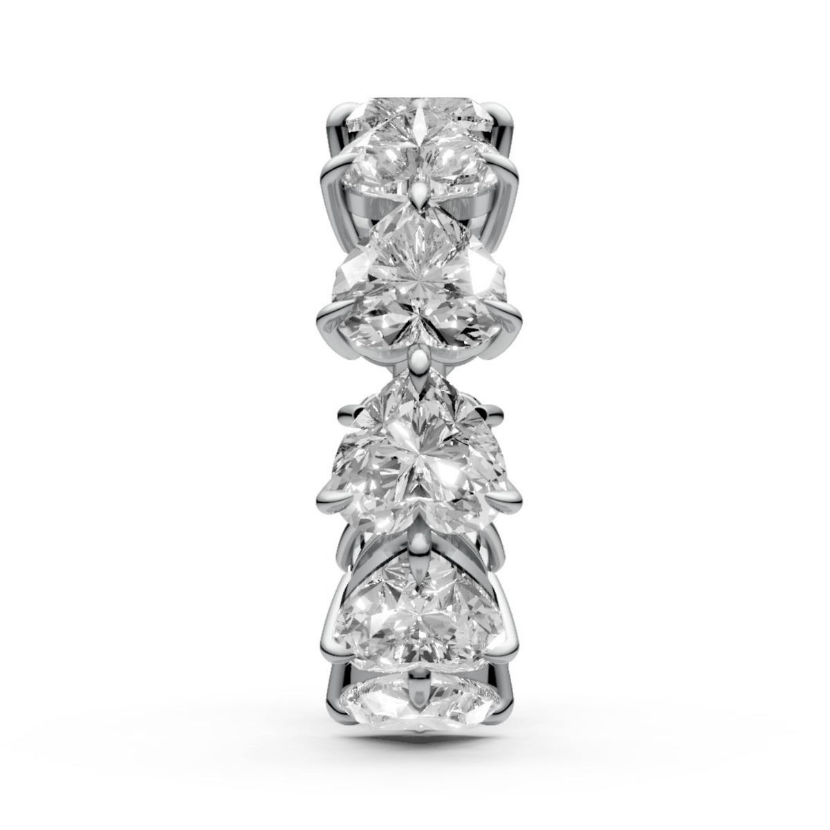 11-Diamond Ring in Solitaire-Inspired Design