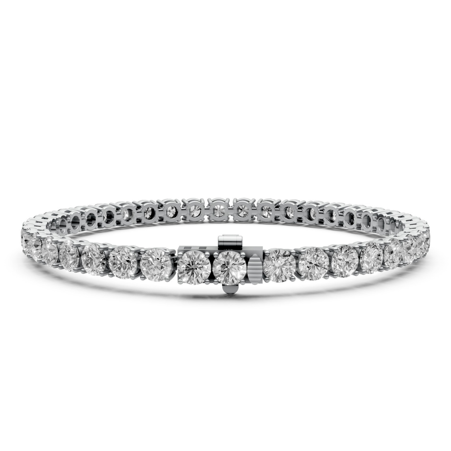9.5 CT Diamond Tennis Bracelet in 18KT Gold | 38 Stones
