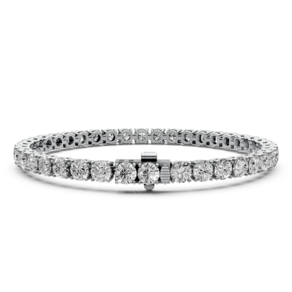 9.5 CT Diamond Tennis Bracelet in 18KT Gold | 38 Stones