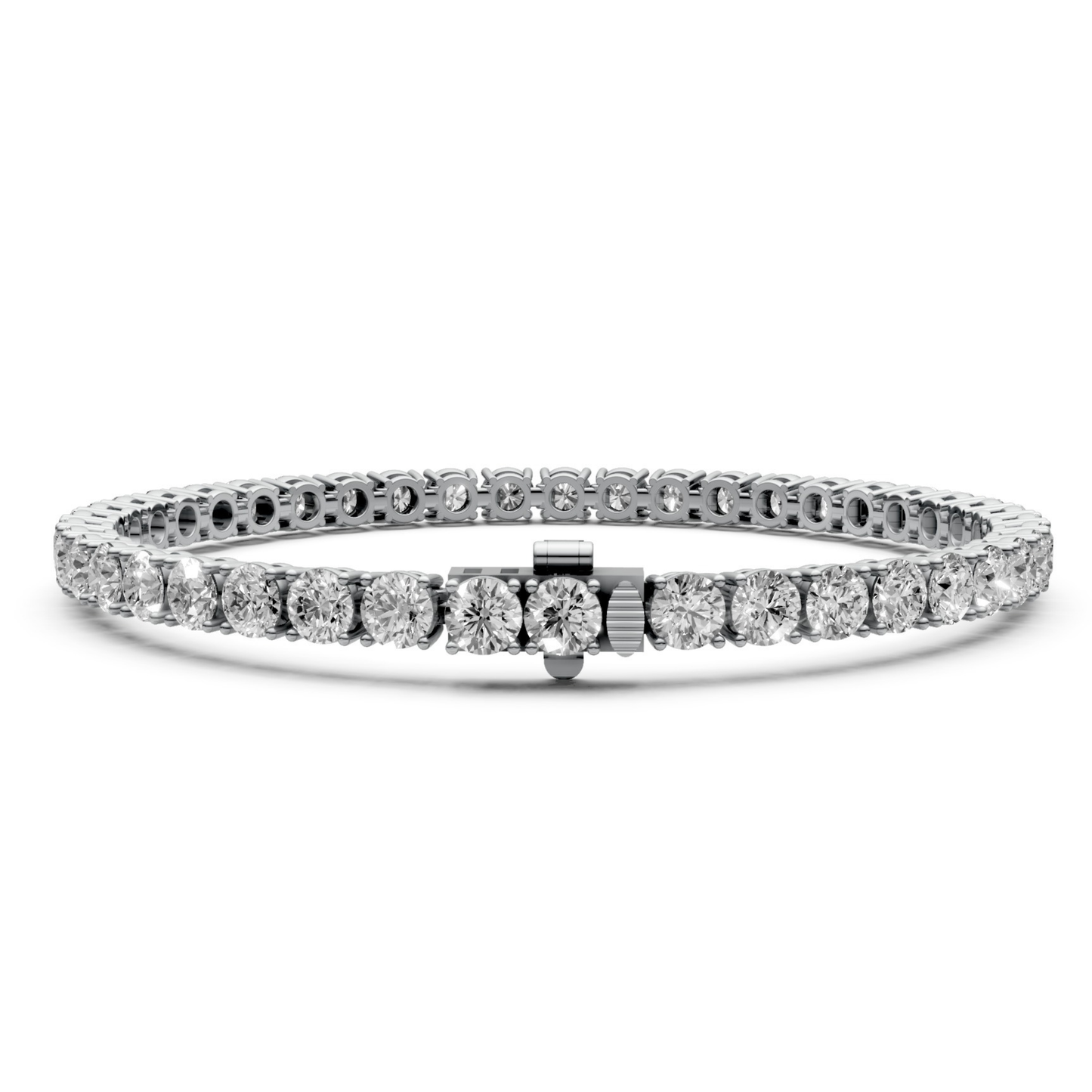 8.4 CT Diamond Tennis Bracelet in 18KT Gold | 42 Stones