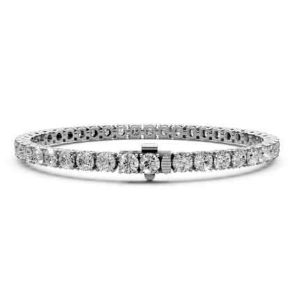 8.4 CT Diamond Tennis Bracelet in 18KT Gold | 42 Stones