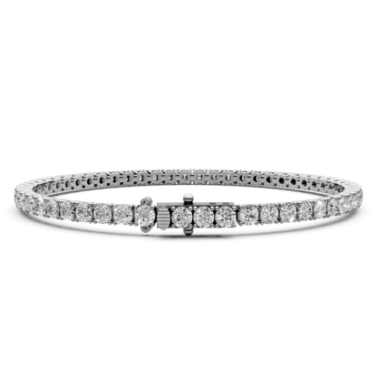 5.4 CT Diamond Tennis Bracelet in 18KT Gold | 54 Stones