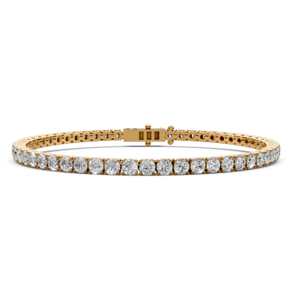 5.4 CT Diamond Tennis Bracelet in 18KT Gold | 54 Stones