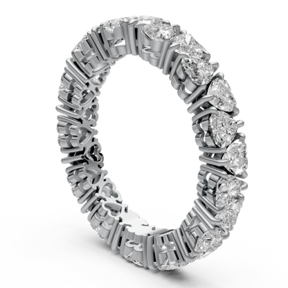 26-Diamond 0.10 CT Ring with Sleek Contemporary Design