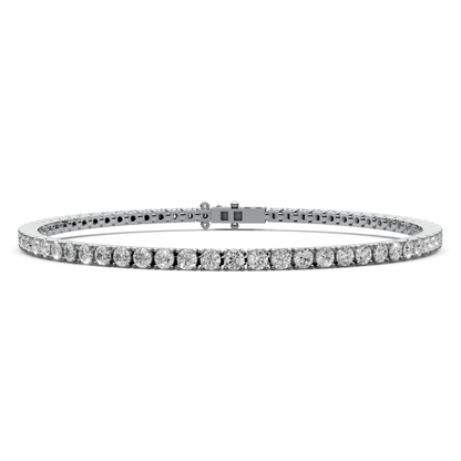 3.25 CT Lab-Grown Diamond Bracelet in 18KT Gold | 65 Stones