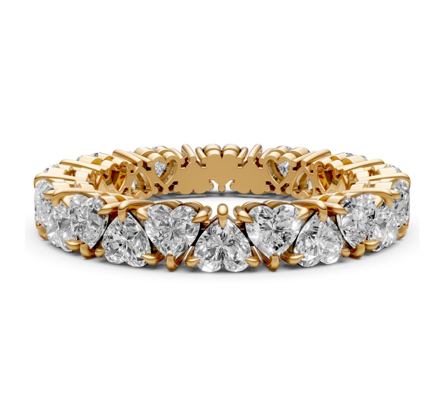 26-Diamond 0.10 CT Ring with Sleek Contemporary Design