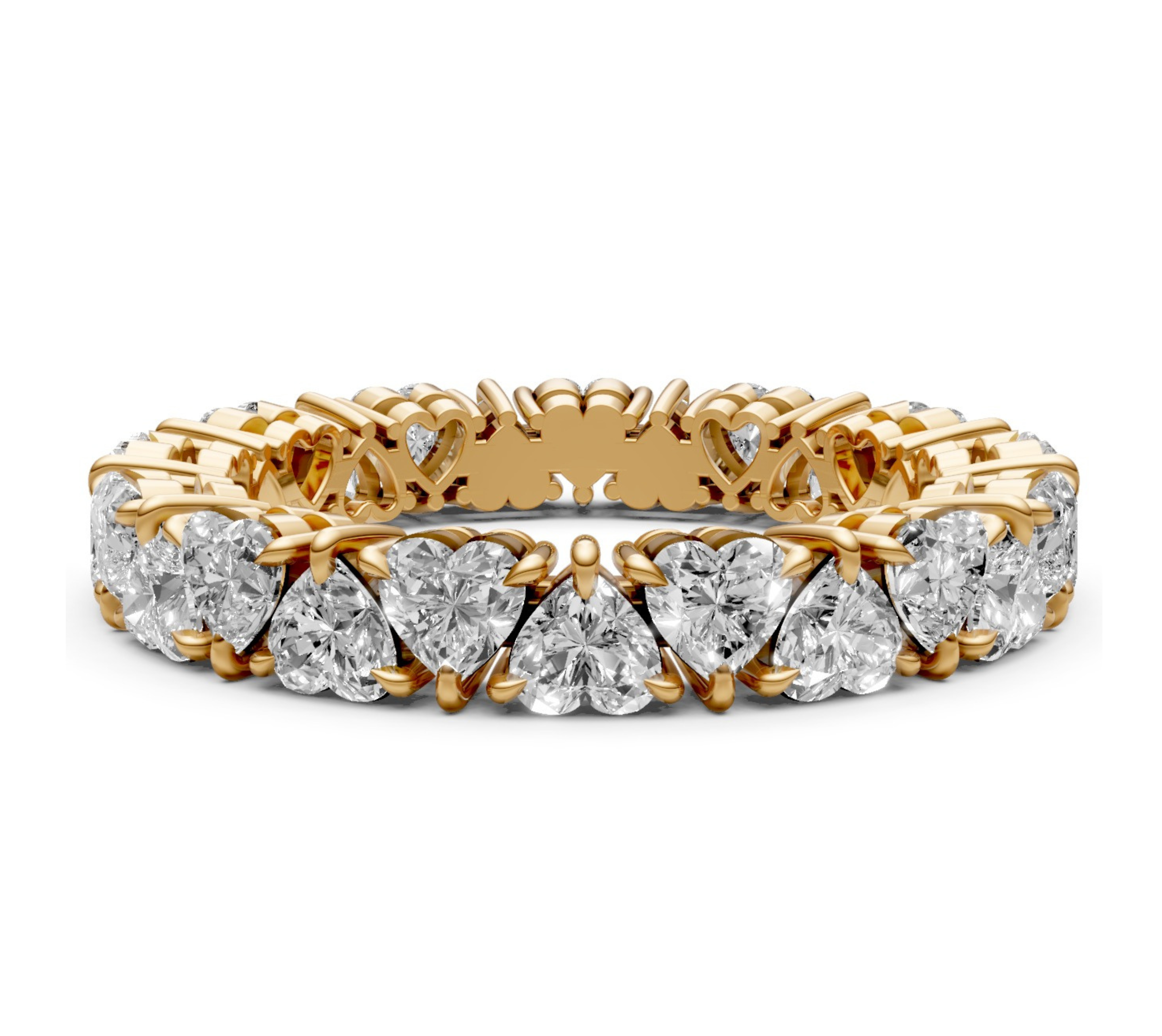 26-Diamond 0.10 CT Ring with Sleek Contemporary Design