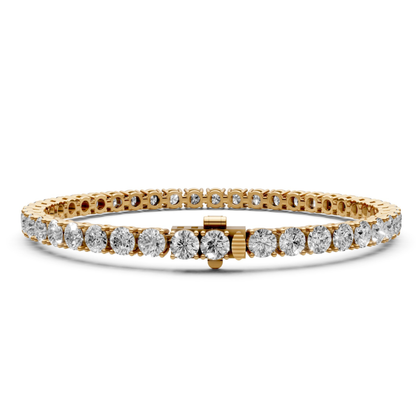 8.4 CT Diamond Tennis Bracelet in 18KT Gold | 42 Stones