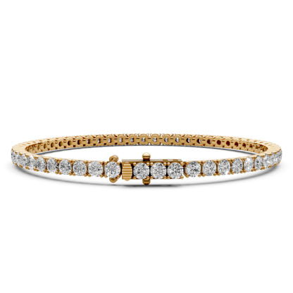 5.4 CT Diamond Tennis Bracelet in 18KT Gold | 54 Stones