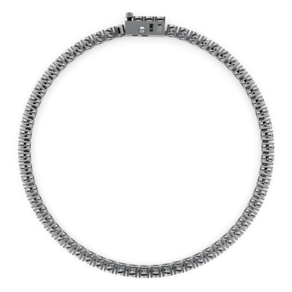 3.25 CT Lab-Grown Diamond Bracelet in 18KT Gold | 65 Stones