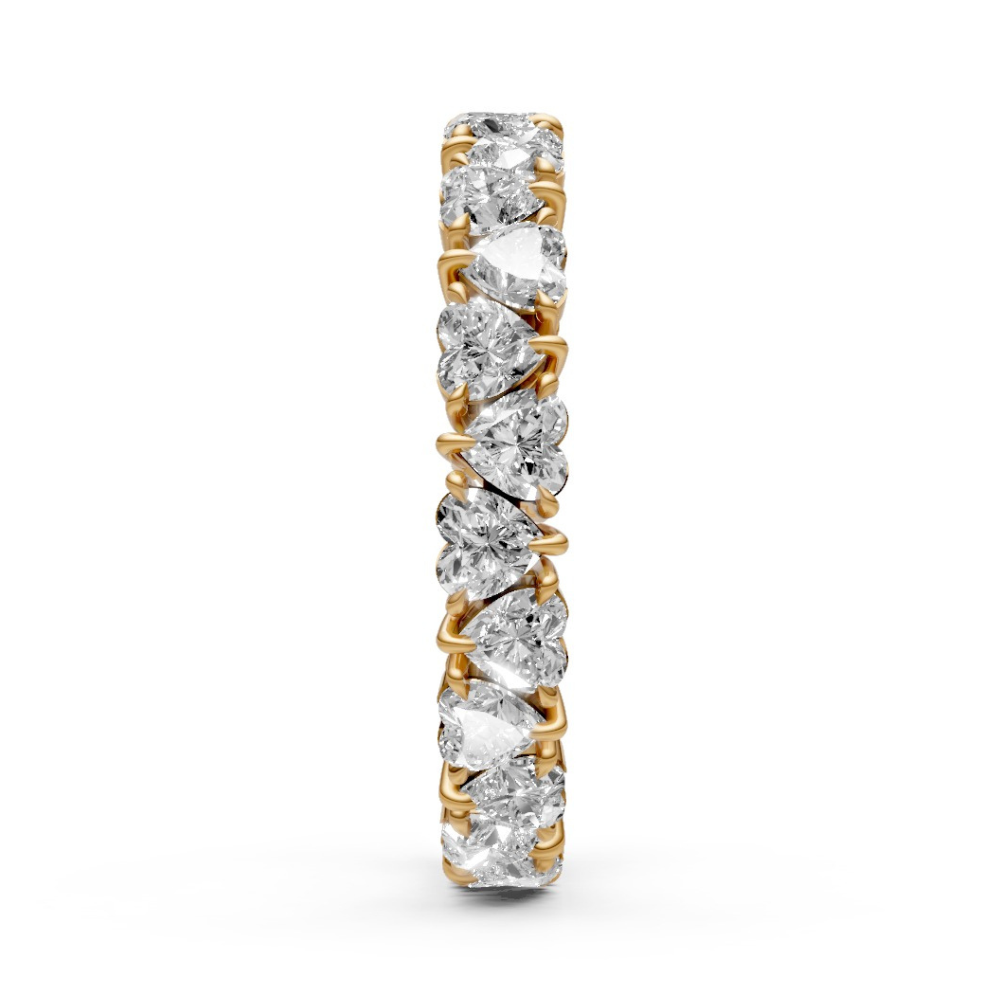 26-Diamond 0.10 CT Ring with Sleek Contemporary Design