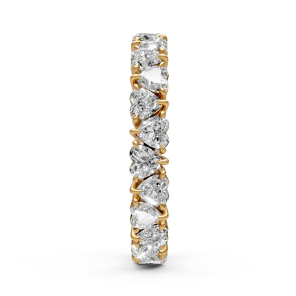 26-Diamond 0.10 CT Ring with Sleek Contemporary Design
