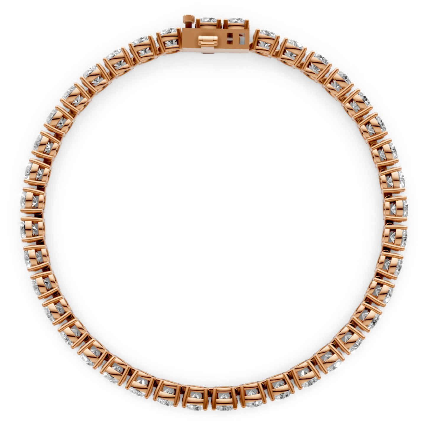 9.5 CT Diamond Tennis Bracelet in 18KT Gold | 38 Stones