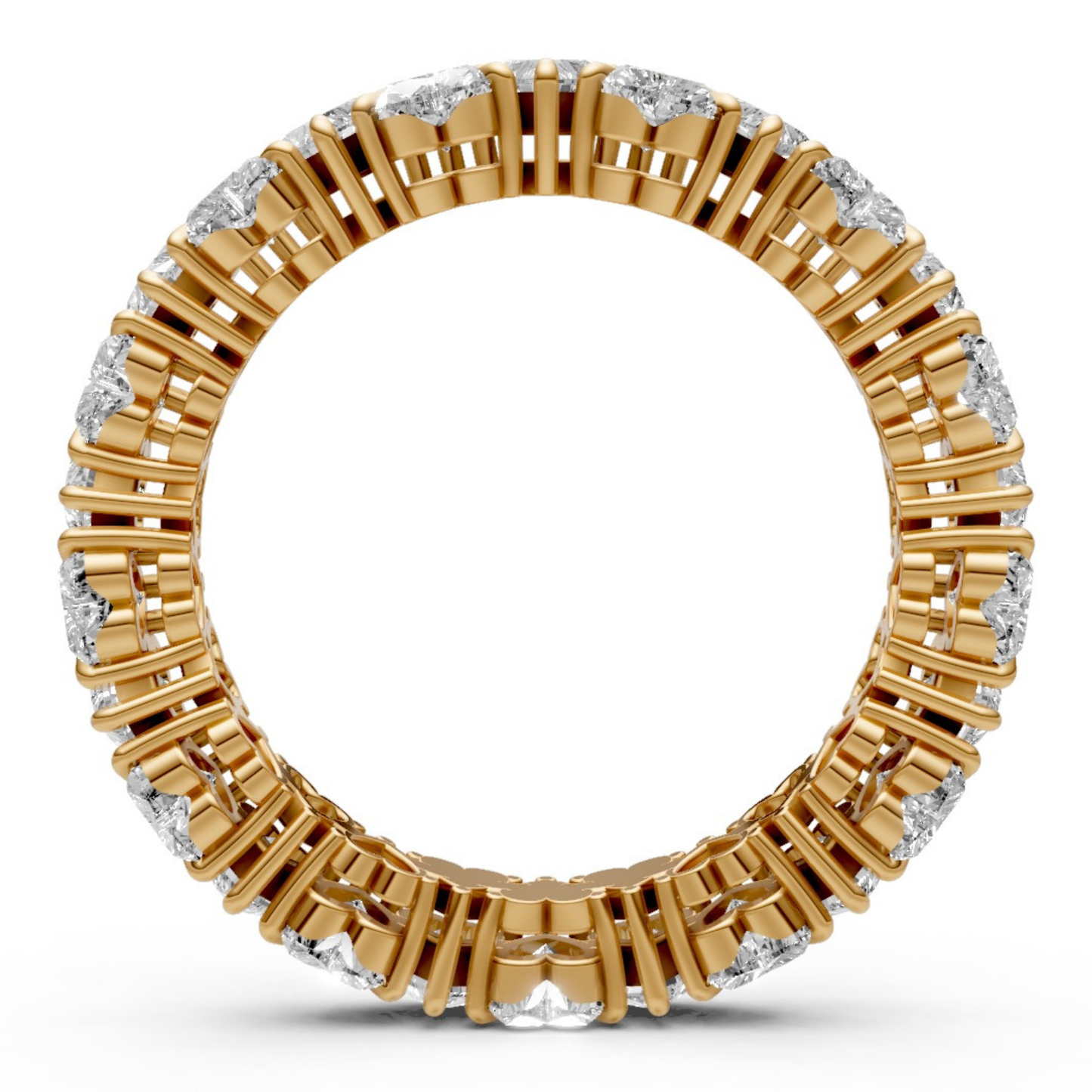 26-Diamond 0.10 CT Ring with Sleek Contemporary Design