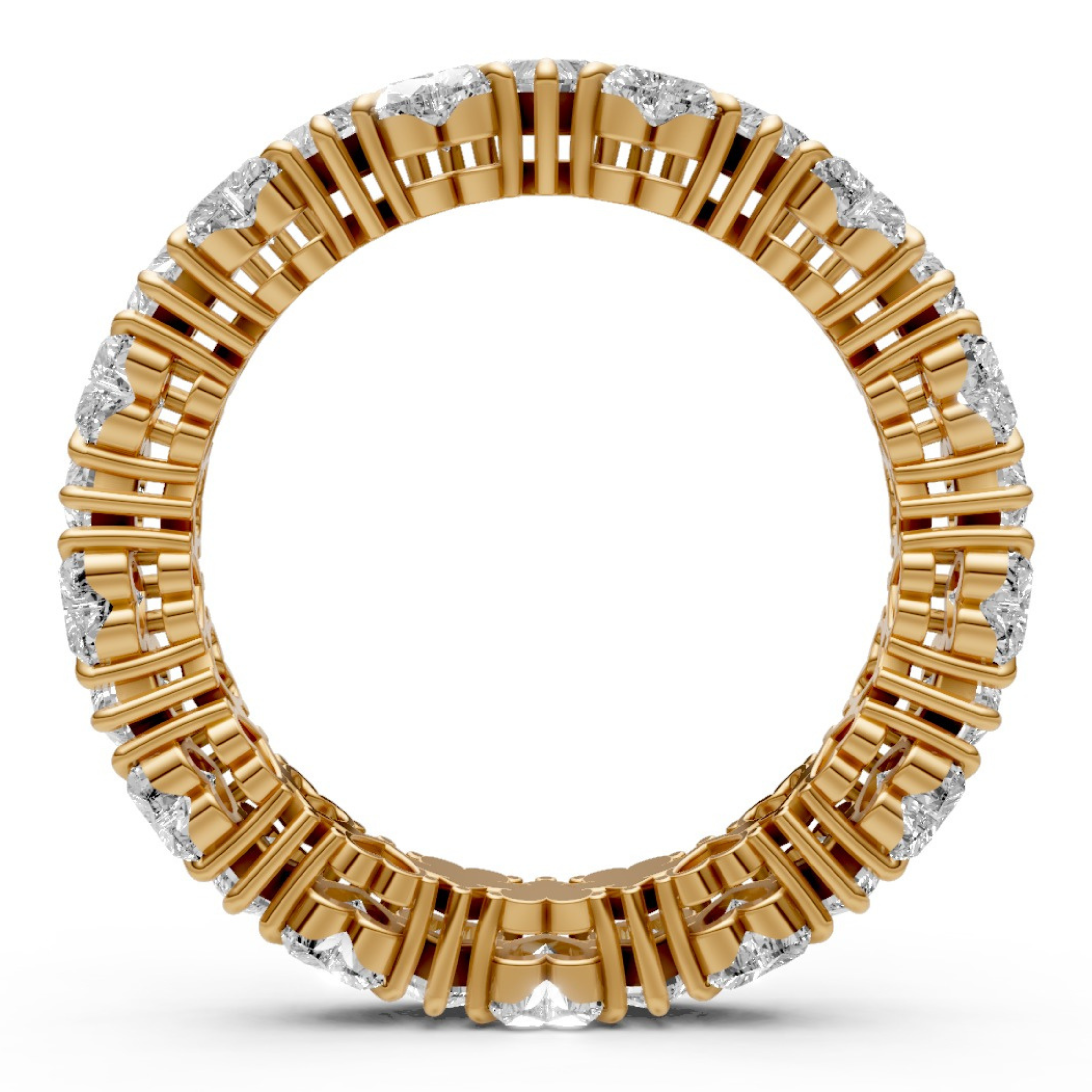 26-Diamond 0.10 CT Ring with Sleek Contemporary Design