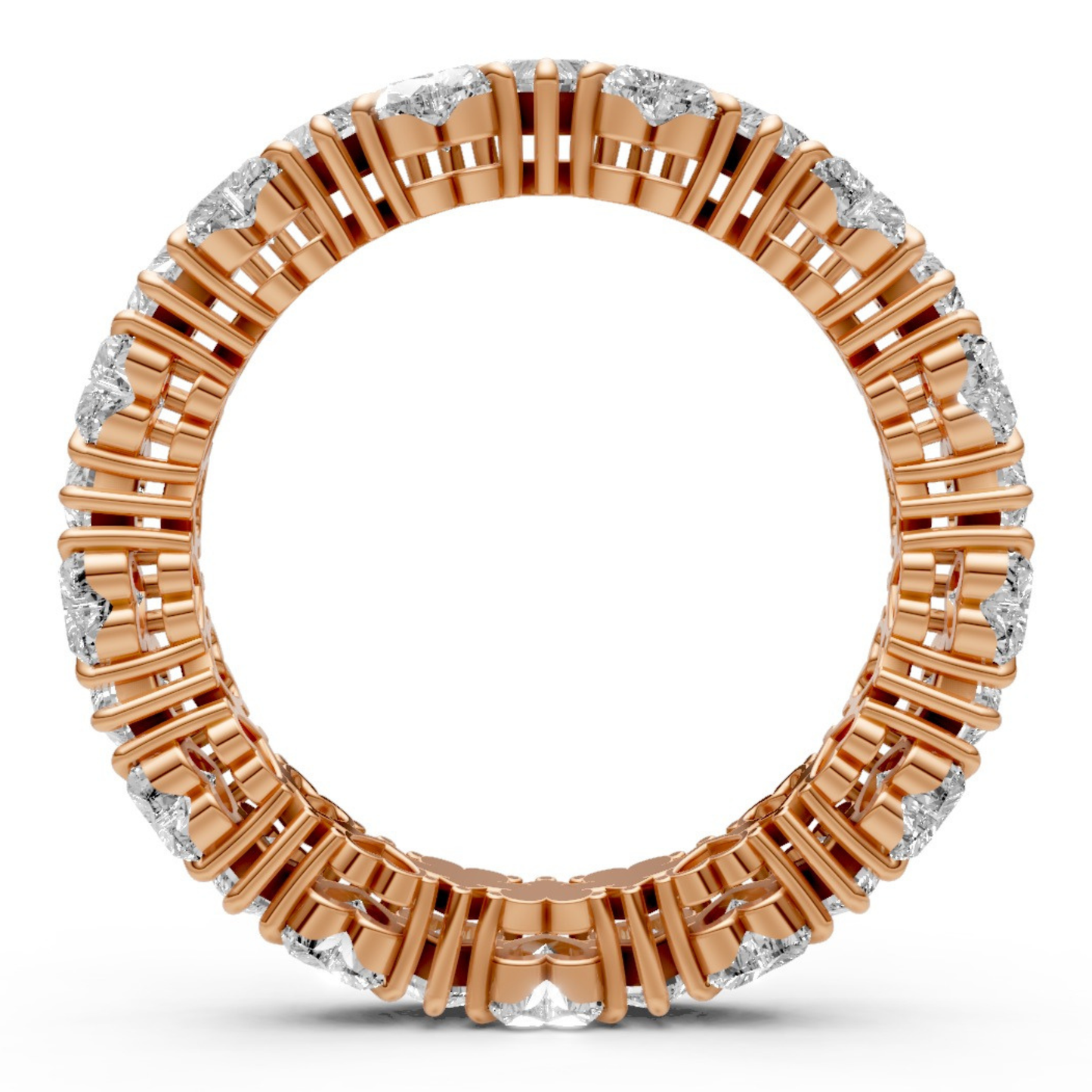 26-Diamond 0.10 CT Ring with Sleek Contemporary Design