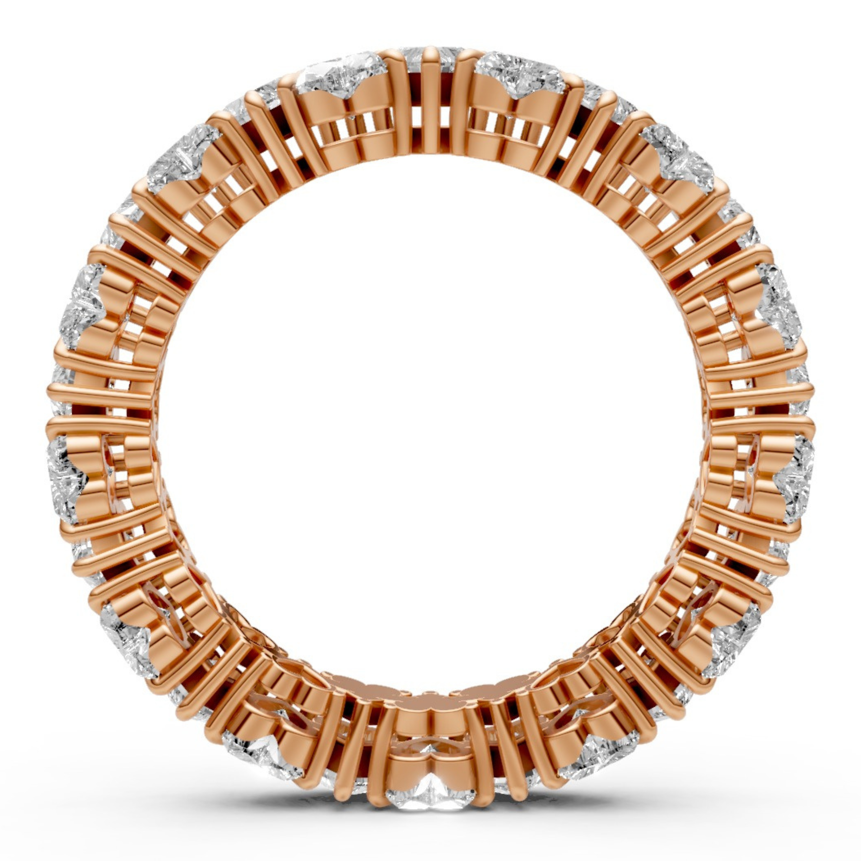 26-Diamond 0.10 CT Ring with Sleek Contemporary Design