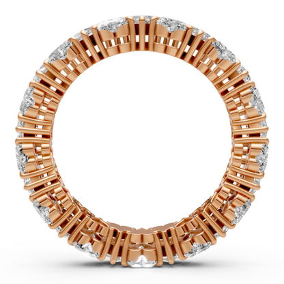 26-Diamond 0.10 CT Ring with Sleek Contemporary Design