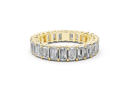 Emerald Cut Eternity Band