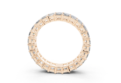 Emerald Cut Eternity Band